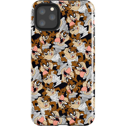 Looney Tunes Taz Super Sized Pattern iPhone Cases